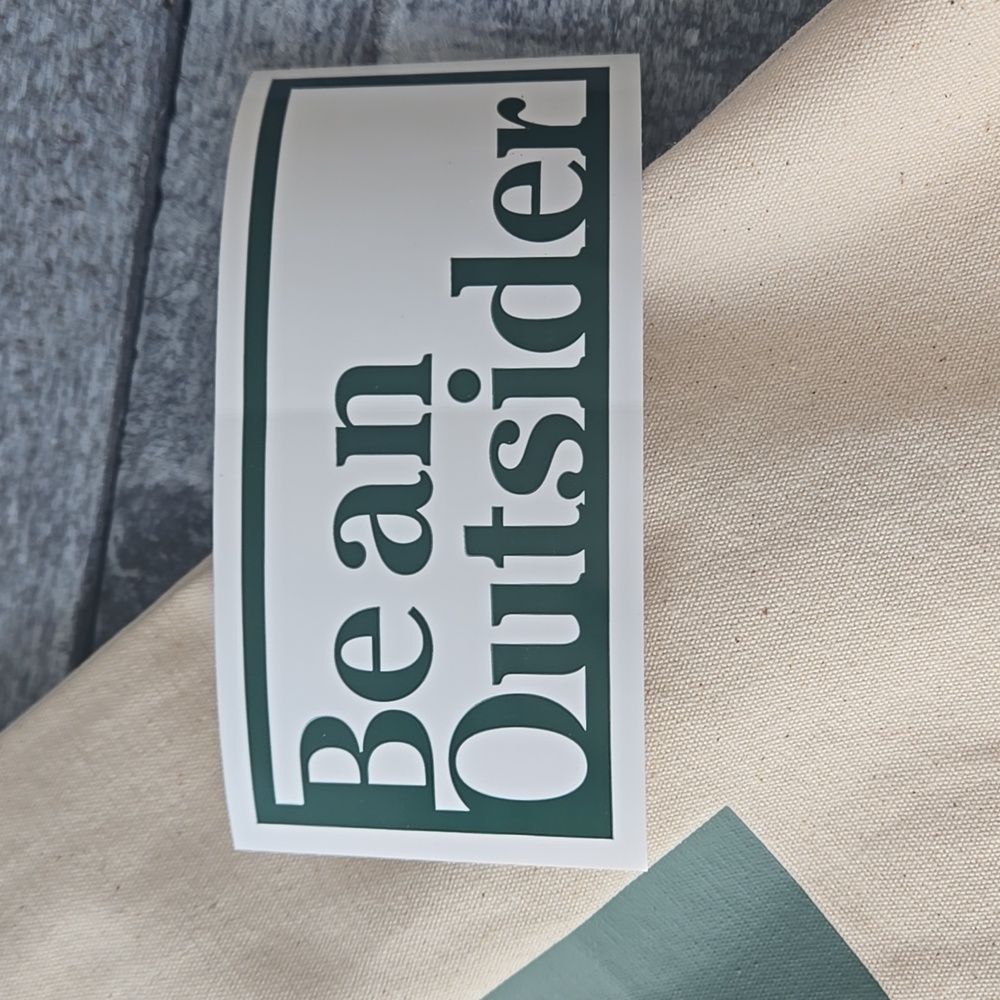 NWT L.L. Bean Canvas Tote Bag and Sticker - Picture 6 of 11